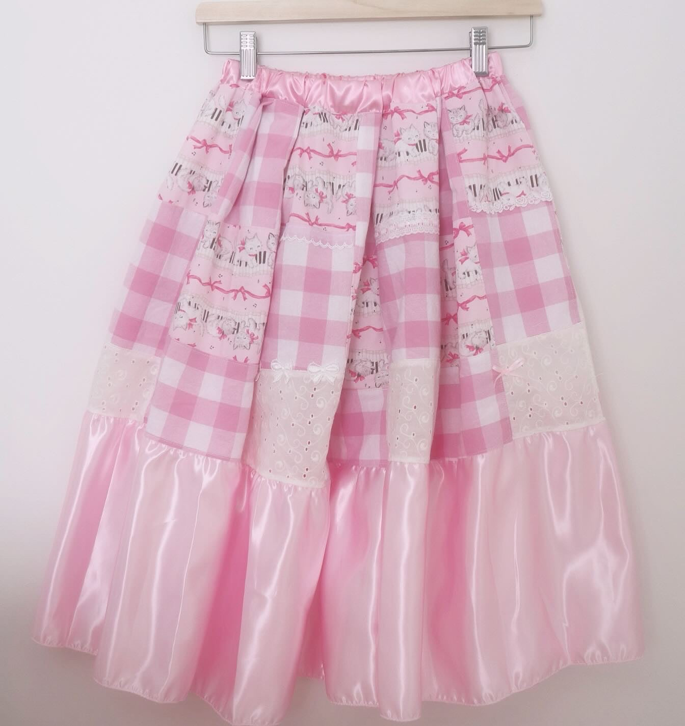 Patchwork PINK SKIRT