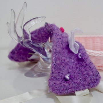 Purple fancy head dress