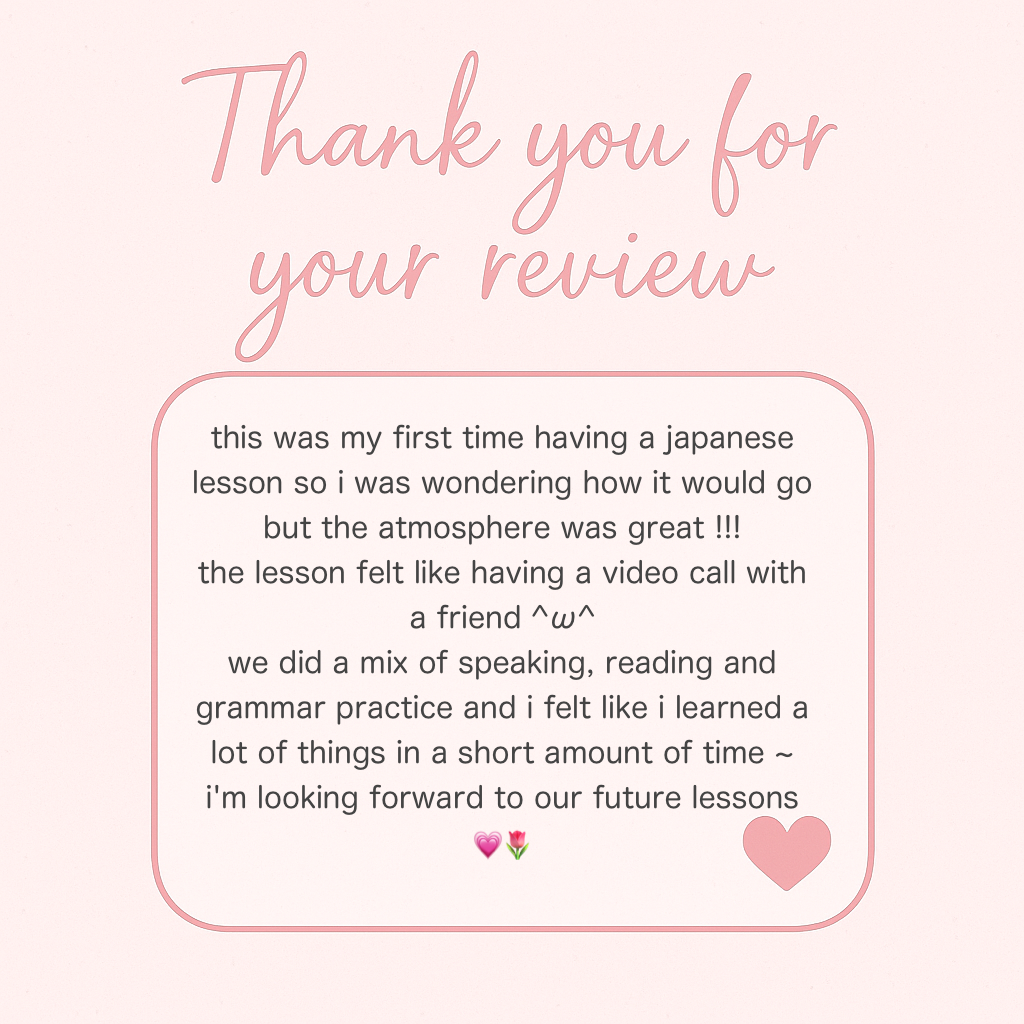 Online Private Japanese Lessons - 5 Lessons Pack(45 minutes each)