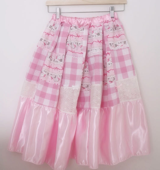 Patchwork PINK SKIRT