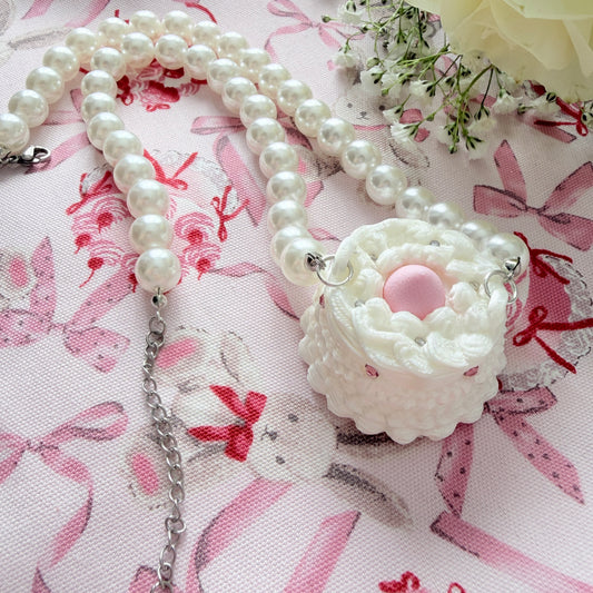 Lace Cake Necklace🎀🍰