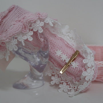 PINK Knit Lolita Head dress