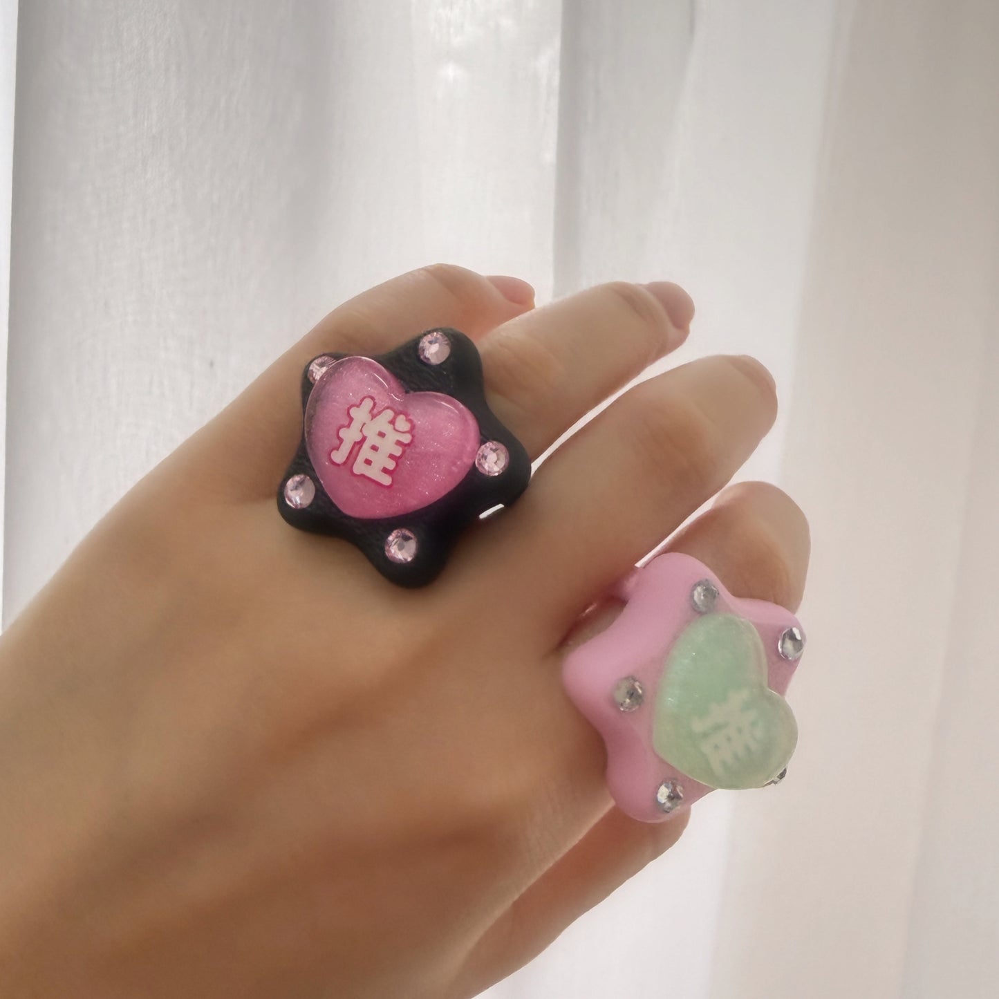 BLUE×PINK推し活リング　OsikatsuRing