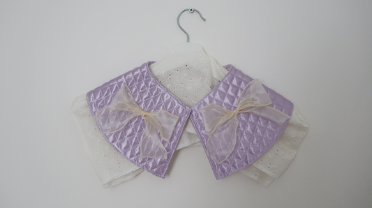 Purple Ribbon Collar