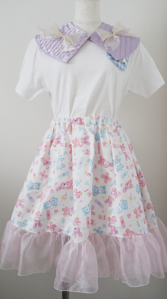 Purple Ribbon Collar