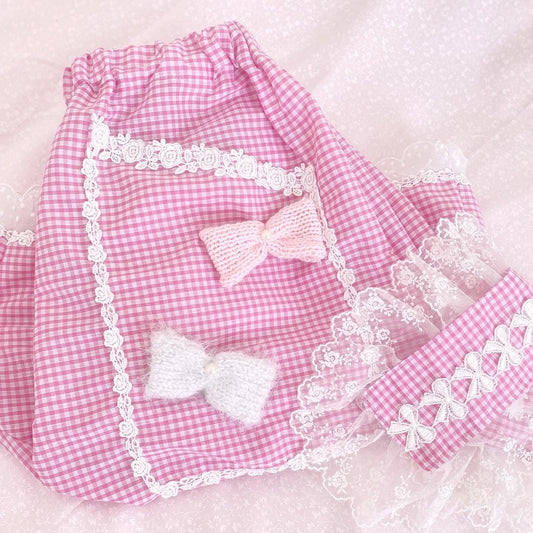 kawaii Culottes - gingham check,cute sweet, yume kawaii, fairy kei, jfashion, harajuku