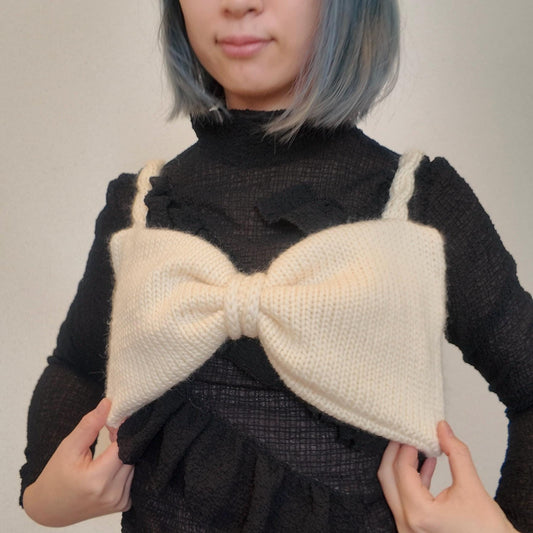 [MADE TO ORDER]RIBBON knit bustier